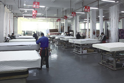Dapeng mattress production workshop